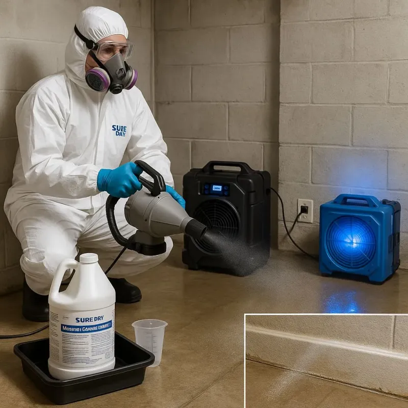 Sanitization and Odor Removal process in Brunswick County, NC